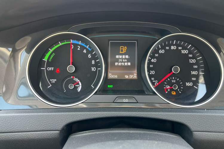 Used Volkswagen Golf Pure Electric 2020 Chari Odometer Close Up