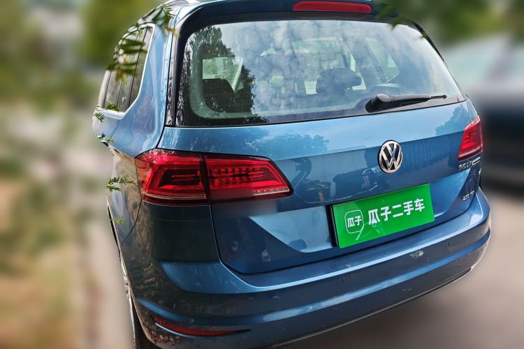 Used Volkswagen Golf Sportsvan 2016 280TSI Automatic Luxury Model Rear Left 45 Deg