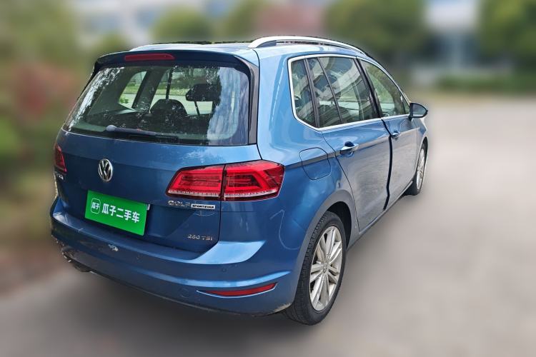 Used Volkswagen Golf Sportsvan 2016 280TSI Automatic Luxury Model Rear Right 45 Deg
