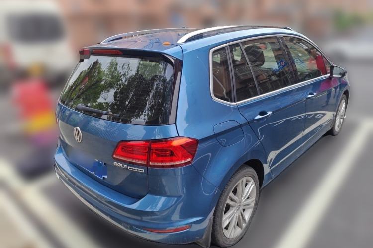 Used Volkswagen Golf Sportsvan 2016 280TSI Automatic Luxury Model Rear Right 45 Deg