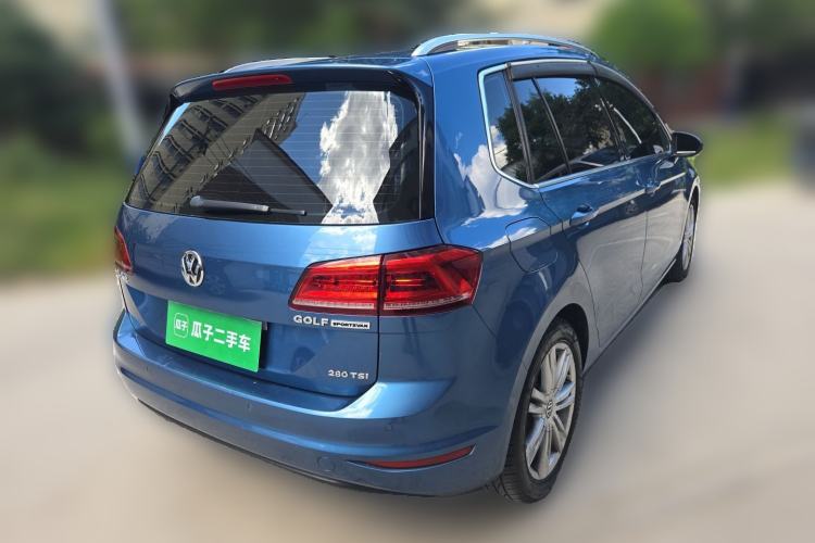 Used Volkswagen Golf Sportsvan 2016 280TSI Automatic Flagship Model Rear Right 45 Deg