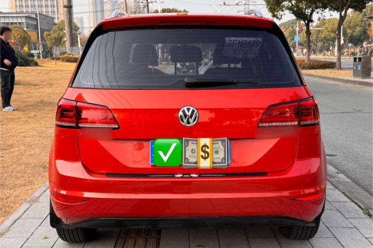 Used Volkswagen Golf Sportsvan 2016 1.6L Automatic Comfort Model Trunk