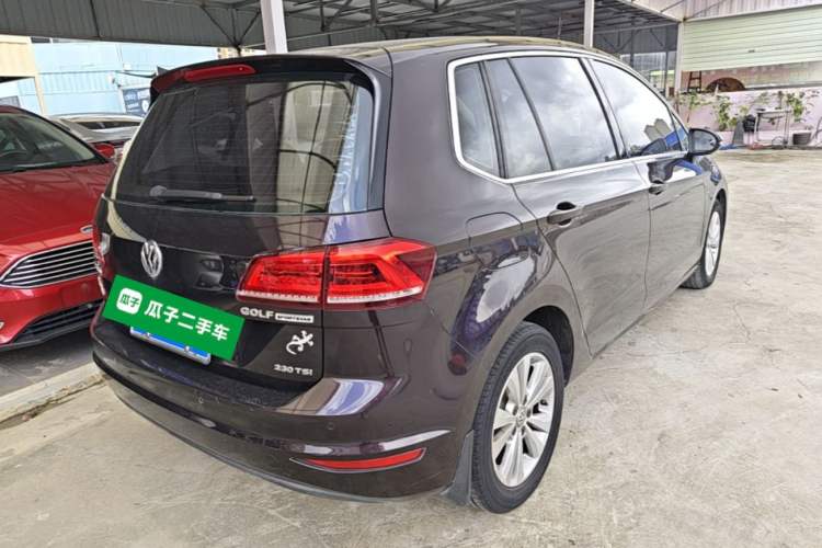 Used Volkswagen Golf Sportsvan 2016 230TSI Automatic Trend Edition Rear Right 45 Deg