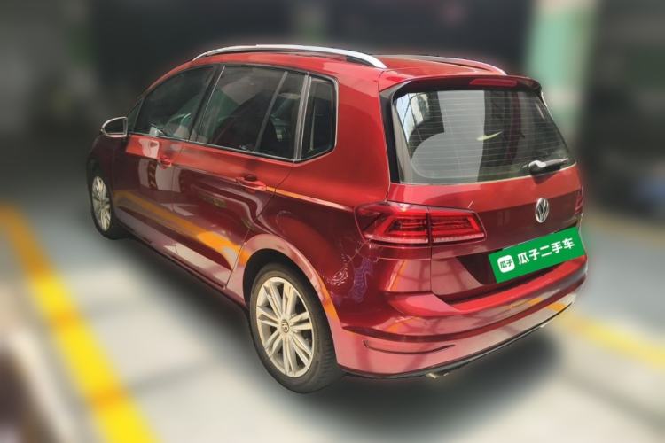 Used Volkswagen Golf Sportsvan 2016 280TSI Automatic Luxury Model Rear Left 45 Deg