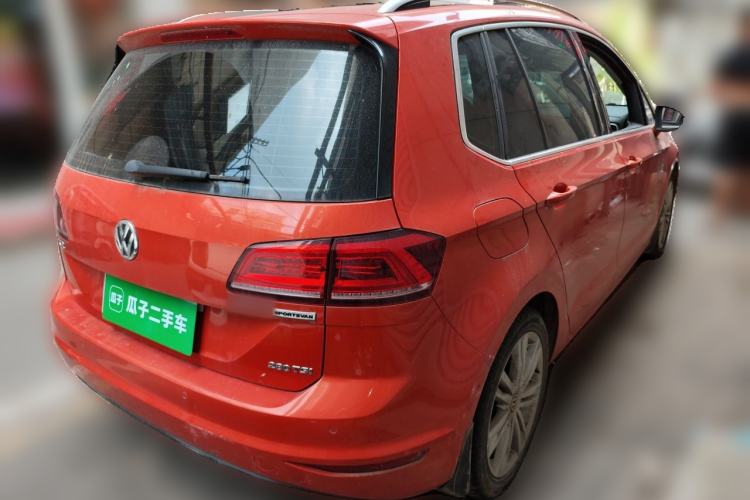 Used Volkswagen Golf Sportsvan 2016 280TSI Automatic Flagship Model Rear Right 45 Deg