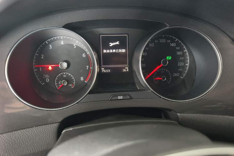 Used Volkswagen Golf Sportsvan 2016 230TSI Automatic Trend Edition Odometer Close Up
