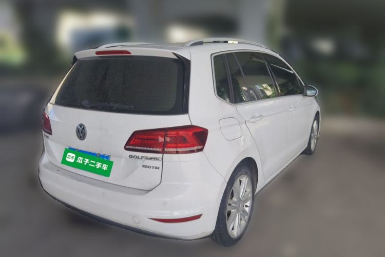 Used Volkswagen Golf Sportsvan 2016 280TSI Automatic Luxury Model Rear Right 45 Deg