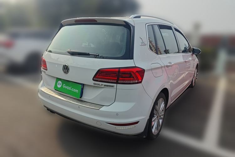 Used Volkswagen Golf Sportsvan 2016 280TSI Automatic Luxury Model Rear Right 45 Deg