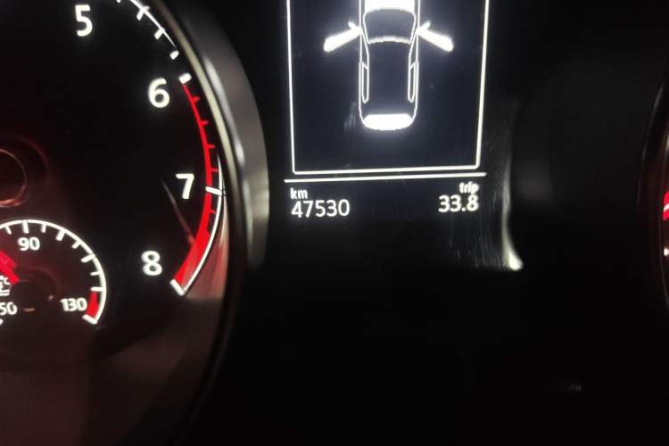 Used Volkswagen Golf Sportsvan 2018 280TSI Automatic Luxury Model Odometer Close Up