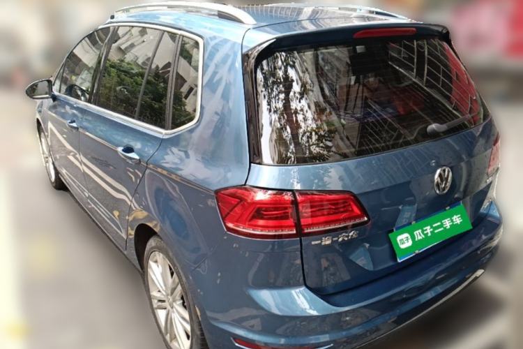 Used Volkswagen Golf Sportsvan 2018 280TSI Automatic Luxury Model Rear Left 45 Deg