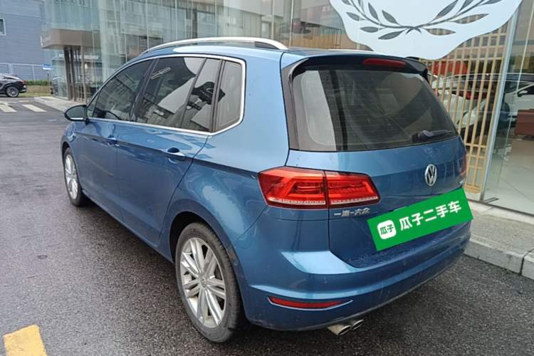 Used Volkswagen Golf Sportsvan 2018 280TSI Automatic Flagship Model Rear Left 45 Deg