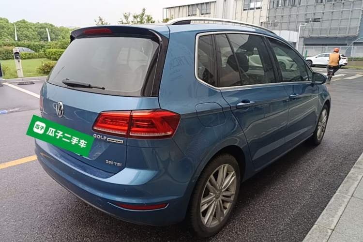 Used Volkswagen Golf Sportsvan 2018 280TSI Automatic Flagship Model Rear Right 45 Deg