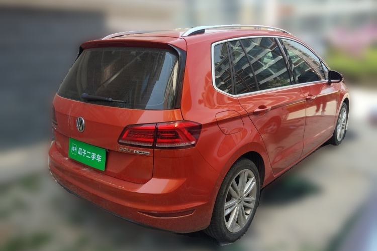 Used Volkswagen Golf Sportsvan 2018 280TSI Automatic Flagship Model Rear Right 45 Deg