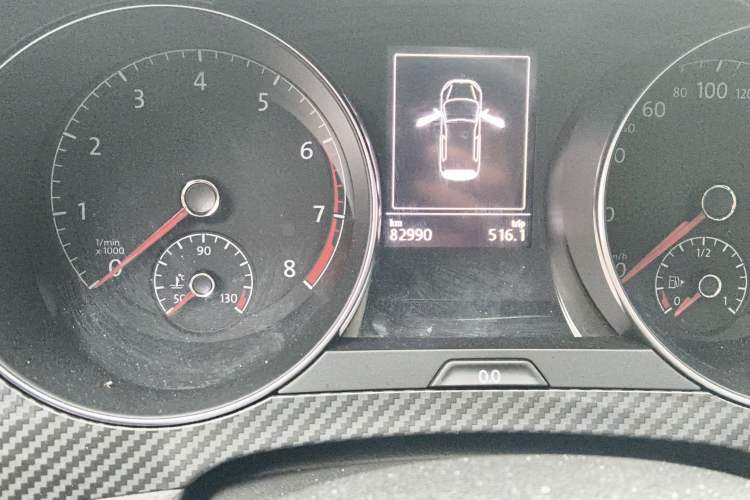 Used Volkswagen Golf Sportsvan 2018 230TSI Automatic Luxury Model Odometer Close Up