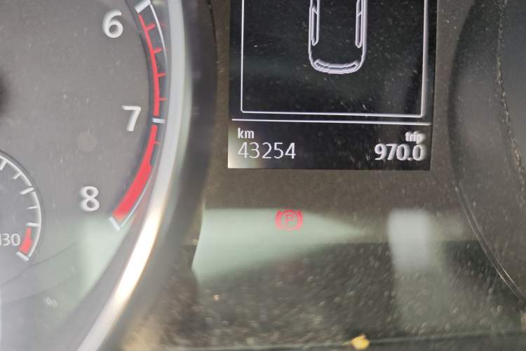 Used Volkswagen Golf Sportsvan 2018 230TSI Automatic Trend Edition Odometer Close Up
