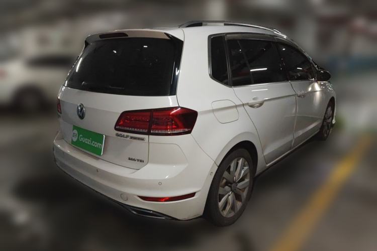 Used Volkswagen Golf Sportsvan 2018 280TSI Automatic Flagship Model Rear Right 45 Deg