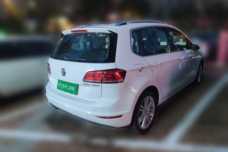 Used Volkswagen Golf Sportsvan 2018 280TSI Automatic Luxury Model Rear Right 45 Deg