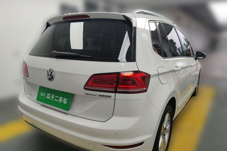 Used Volkswagen Golf Sportsvan 2018 1.6L Automatic Comfort Model Rear Right 45 Deg