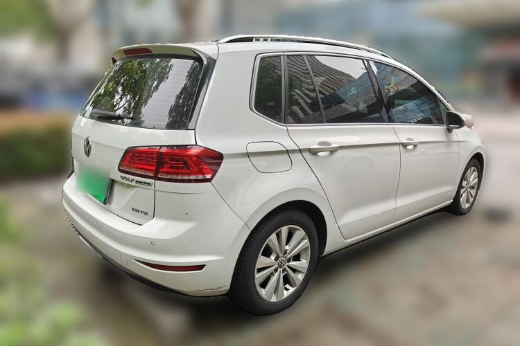 Used Volkswagen Golf Sportsvan 2018 230TSI Automatic Trend Edition Rear Right 45 Deg