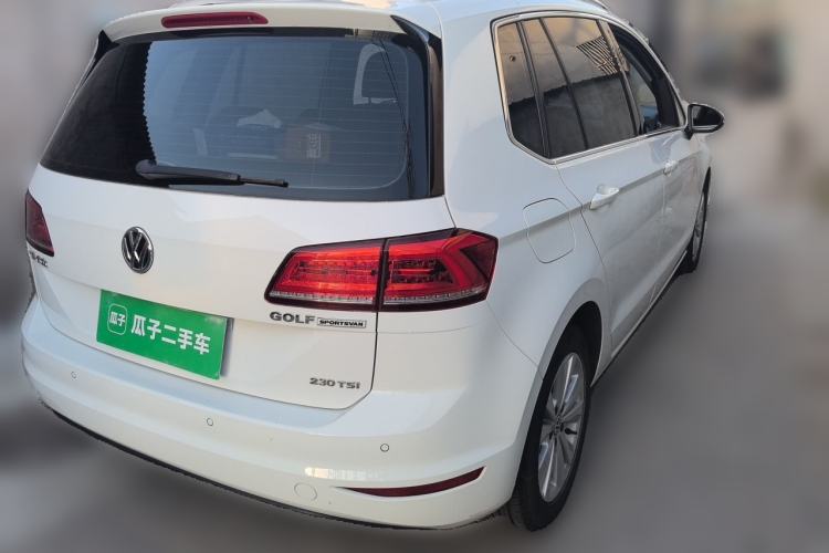 Used Volkswagen Golf Sportsvan 2018 230TSI Automatic Trend Edition Rear Right 45 Deg