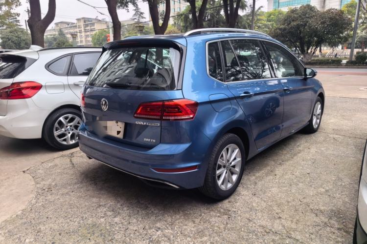 Used Volkswagen Golf Sportsvan 2019 280TSI Automatic Trendy Edition China V Standard Rear Right 45 Deg