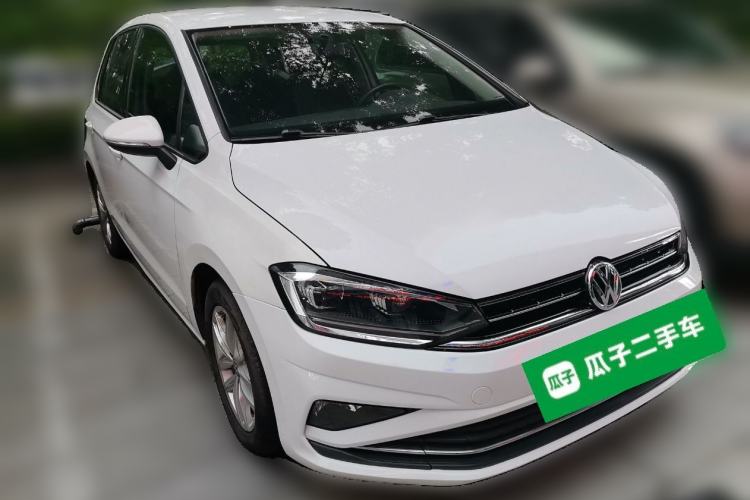 Used Volkswagen Golf Sportsvan 2019 1.6L Automatic Pure Model China V Standard Front Right 45 Deg