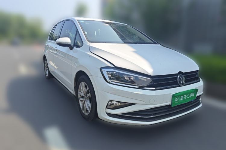 Used Volkswagen Golf Sportsvan 2019 1.6L Automatic Pure Model China V Standard Front Right 45 Deg