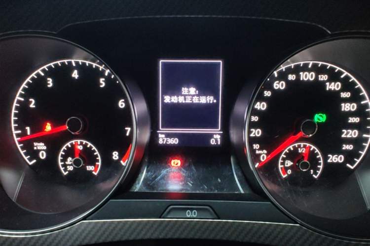 Used Volkswagen Golf Sportsvan 2019 280TSI Automatic Trendy Model China VI Standard Instrument Cluster