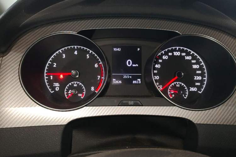 Used Volkswagen Golf Sportsvan 2019 280TSI Automatic Trendy Model China VI Standard Instrument Cluster