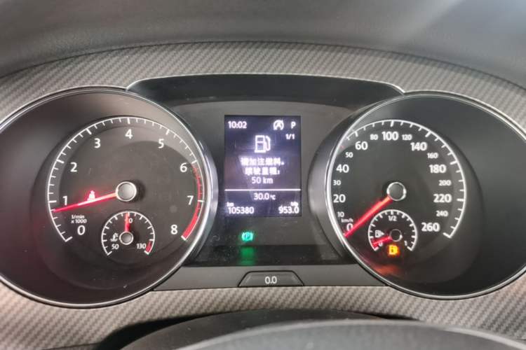 Used Volkswagen Golf Sportsvan 2019 280TSI Automatic Trendy Model China VI Standard Instrument Cluster