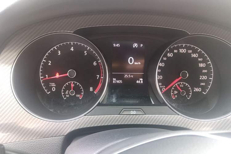 Used Volkswagen Golf Sportsvan 2019 280TSI Automatic Trendy Model China VI Standard Instrument Cluster