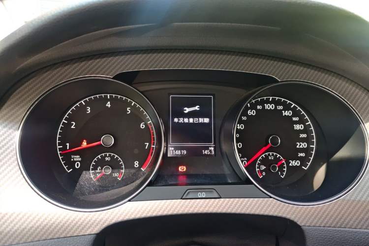 Used Volkswagen Golf Sportsvan 2019 280TSI Automatic Trendy Model China VI Standard Instrument Cluster