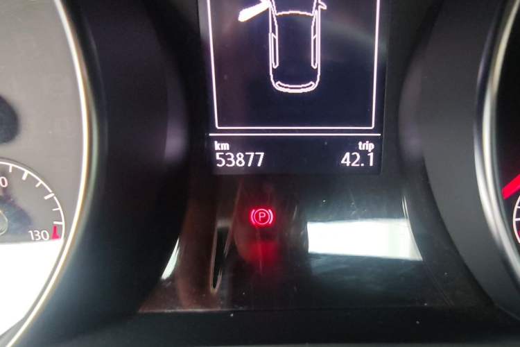 Used Volkswagen Golf Sportsvan 2019 280TSI Automatic Trendy Model China VI Standard Odometer Close Up