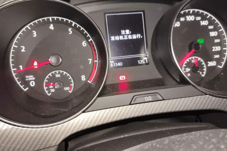 Used Volkswagen Golf Sportsvan 2019 280TSI Automatic Trendy Model China VI Standard Odometer Close Up