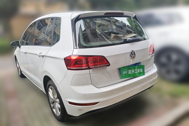 Used Volkswagen Golf Sportsvan 2019 1.6L Automatic Pure Model China V Standard Rear Left 45 Deg