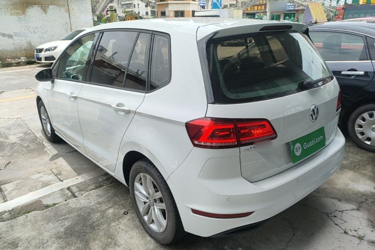 Used Volkswagen Golf Sportsvan 2019 1.6L Automatic Pure Model China V Standard Rear Left 45 Deg