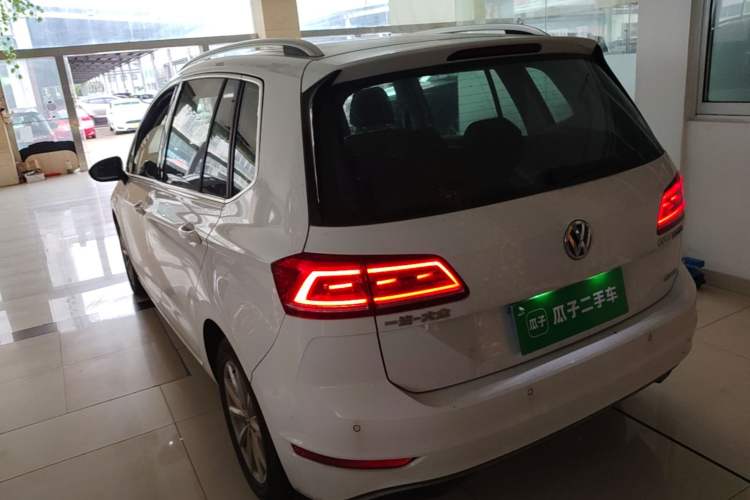 Used Volkswagen Golf Sportsvan 2019 280TSI Automatic Trendy Model China VI Standard Rear Left 45 Deg