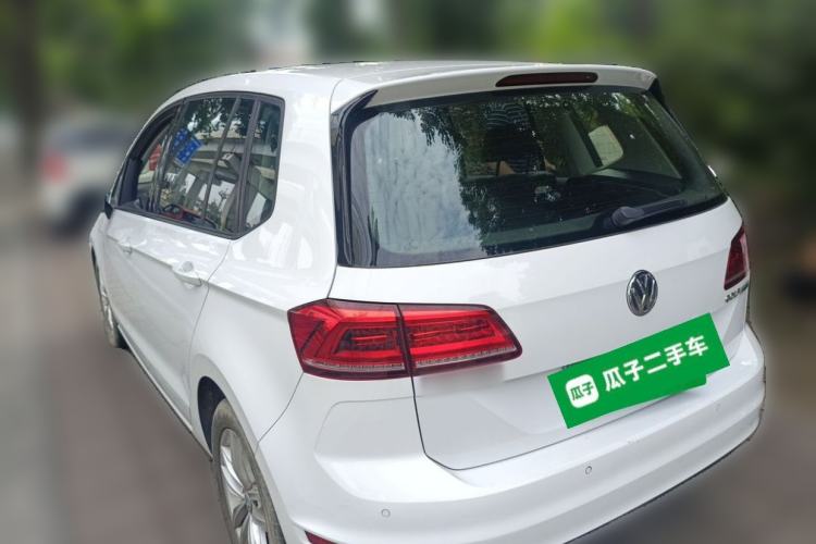 Used Volkswagen Golf Sportsvan 2019 1.6L Automatic Pure Model China V Standard Rear Left 45 Deg