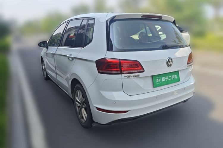 Used Volkswagen Golf Sportsvan 2019 1.6L Automatic Pure Model China V Standard Rear Left 45 Deg
