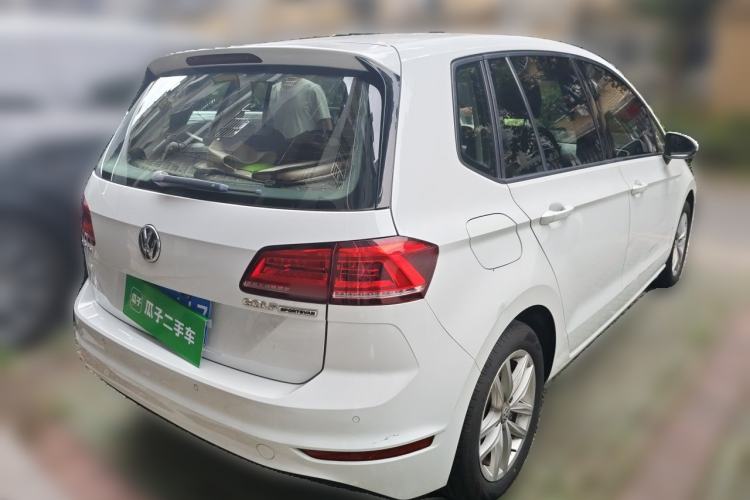 Used Volkswagen Golf Sportsvan 2019 1.6L Automatic Pure Model China V Standard Rear Right 45 Deg