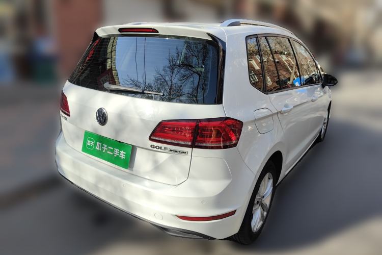 Used Volkswagen Golf Sportsvan 2019 1.6L Automatic Pure Model China V Standard Rear Right 45 Deg