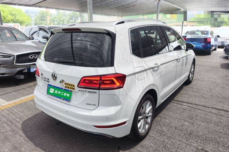Used Volkswagen Golf Sportsvan 2019 280TSI Automatic Trendy Model China VI Standard Rear Right 45 Deg