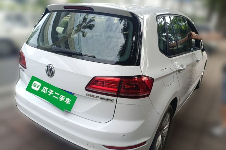 Used Volkswagen Golf Sportsvan 2019 1.6L Automatic Pure Model China V Standard Rear Right 45 Deg