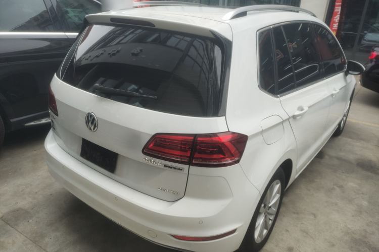 Used Volkswagen Golf Sportsvan 2019 280TSI Automatic Trendy Model China VI Standard Rear Right 45 Deg