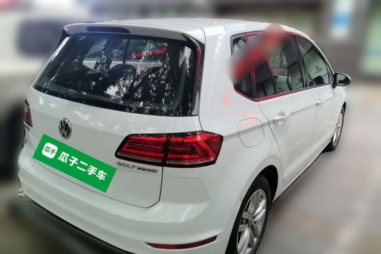 Used Volkswagen Golf Sportsvan 2019 1.6L Automatic Pure Model China V Standard Rear Right 45 Deg