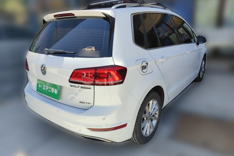 Used Volkswagen Golf Sportsvan 2019 280TSI Automatic Trendy Model China VI Standard Rear Right 45 Deg