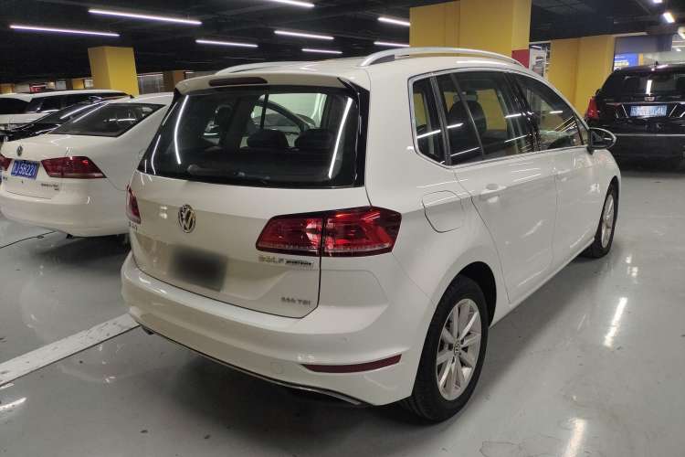 Used Volkswagen Golf Sportsvan 2019 280TSI Automatic Trendy Model China VI Standard Rear Right 45 Deg