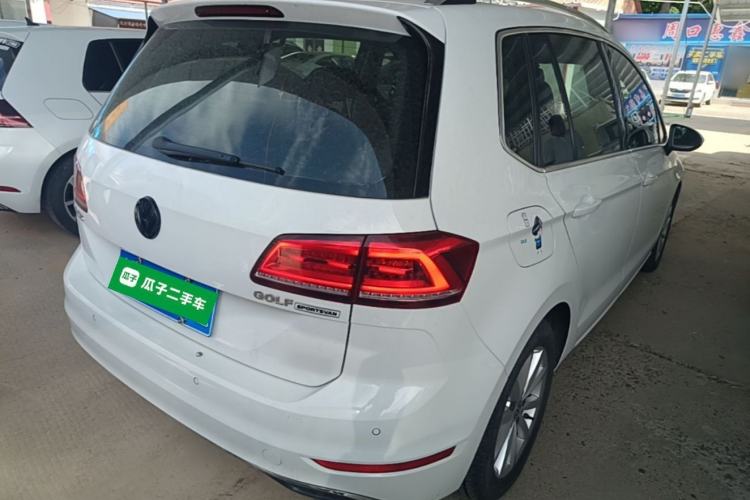 Used Volkswagen Golf Sportsvan 2019 280TSI Automatic Trendy Edition China V Standard Rear Right 45 Deg