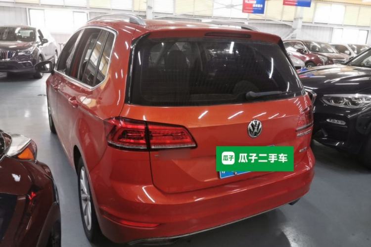 Used Volkswagen Golf Sportsvan 2019 280TSI Automatic Trendy Model China VI Standard Rear Left 45 Deg