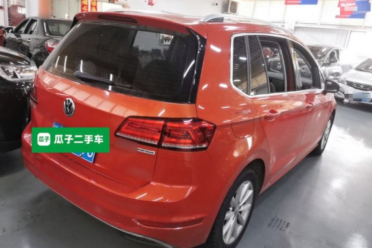 Used Volkswagen Golf Sportsvan 2019 280TSI Automatic Trendy Model China VI Standard Rear Right 45 Deg